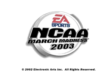 NCAA March Madness 2003 screen shot title